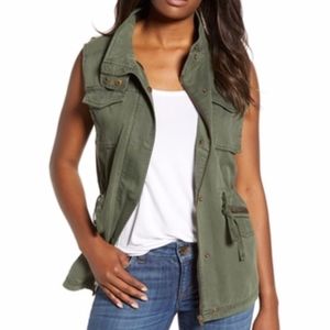 Caslon Utility Vest (Army Green)